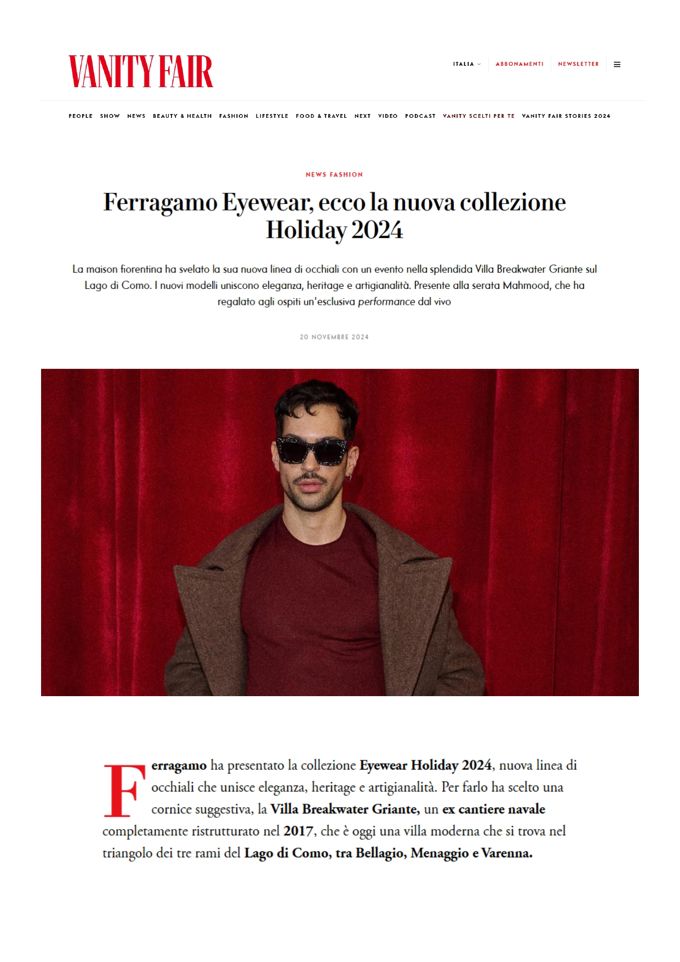 Vanity Fair — Ferragamo